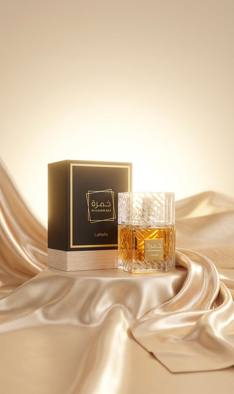 Khamrah Warm Spicy Sweet Fragrance - Cinnamon & Vanilla | Naoual Bottega
