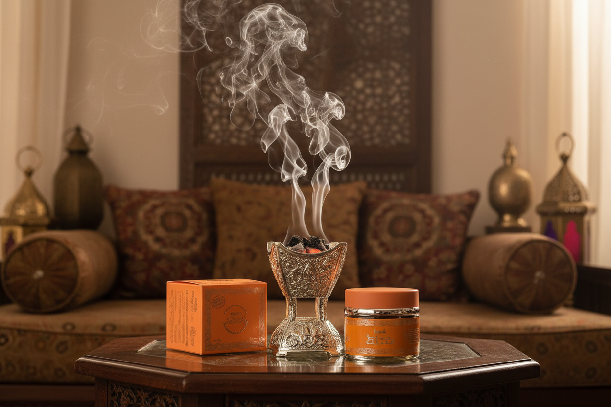 Bakhoor Oud Nabeel Burning