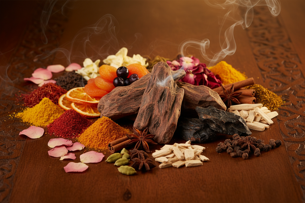 Bokhoor Oud Nasaem Incense Ingredients