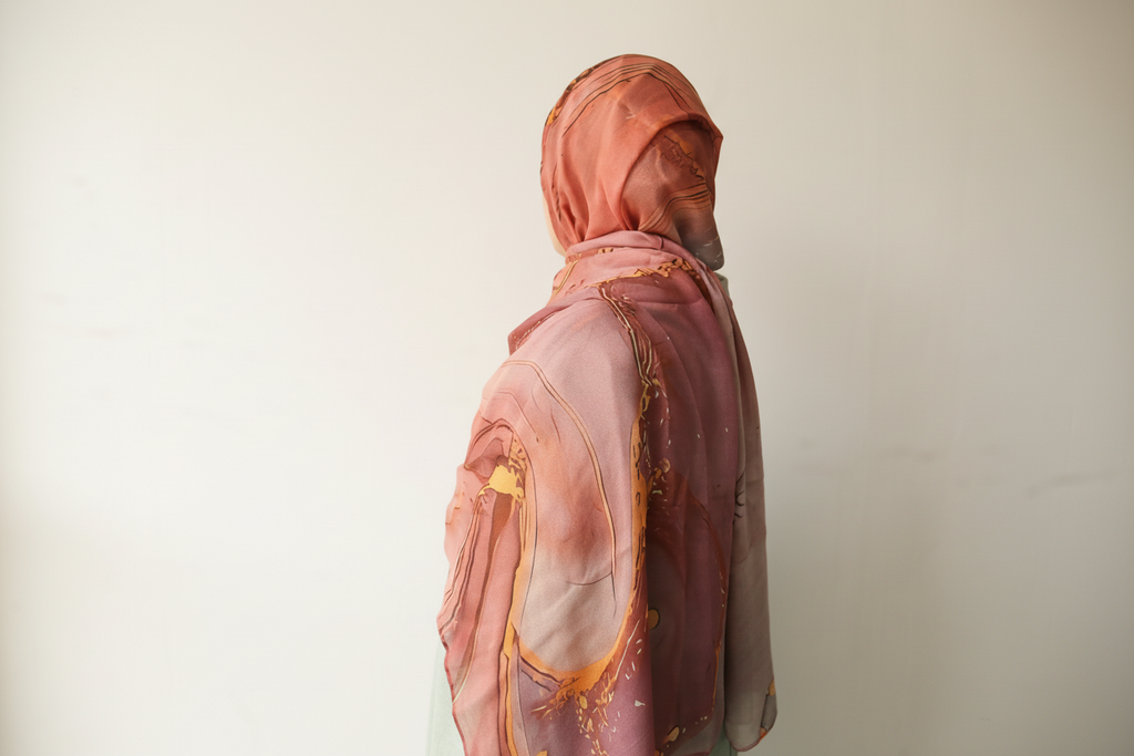 Dusty Rose Hijab - Enhanced 1