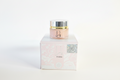 Yara Solid Perfume jar with silver and gold lid on blush pink floral gift box - Naoual Bottega N&H