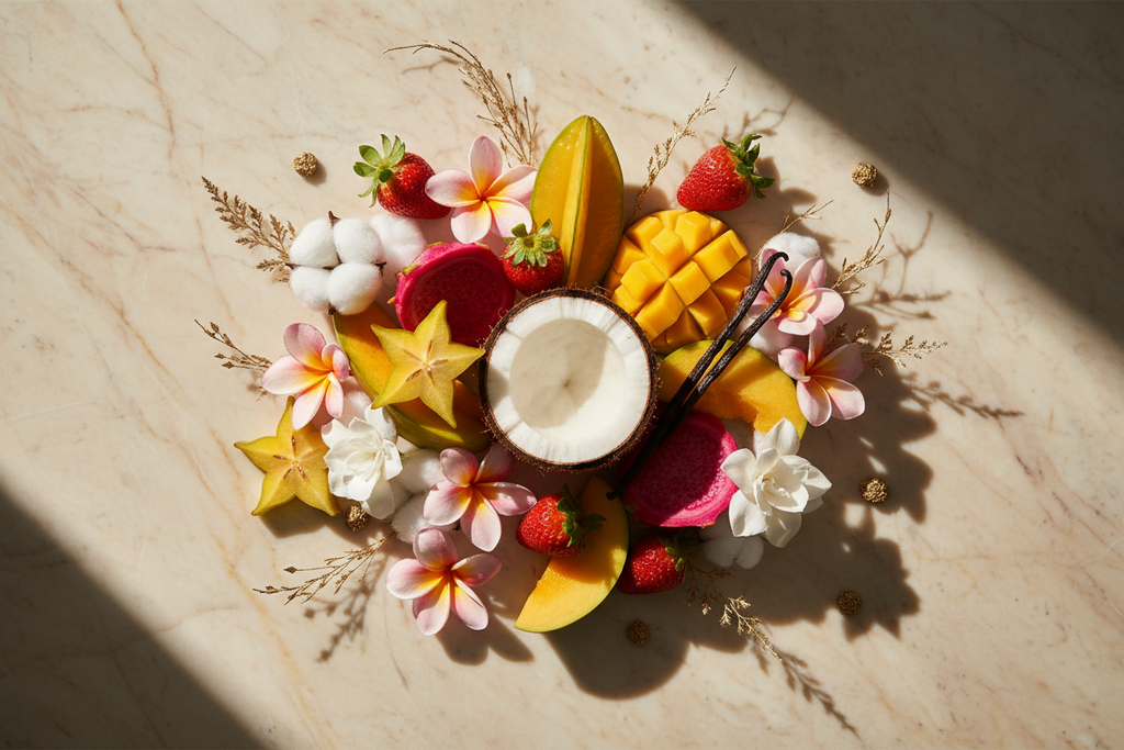 Yara Ingredient Flat Lay